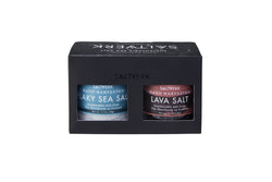 SALTVERK Gift box w/ Lava salt + Pure Flaky sea salt - Saltverk