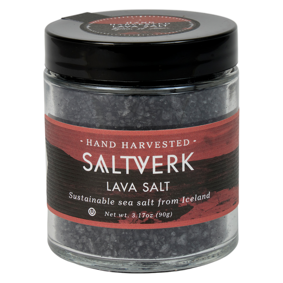 Lava Salt | Icelandic Sea Salt with Charcoal | Saltverk